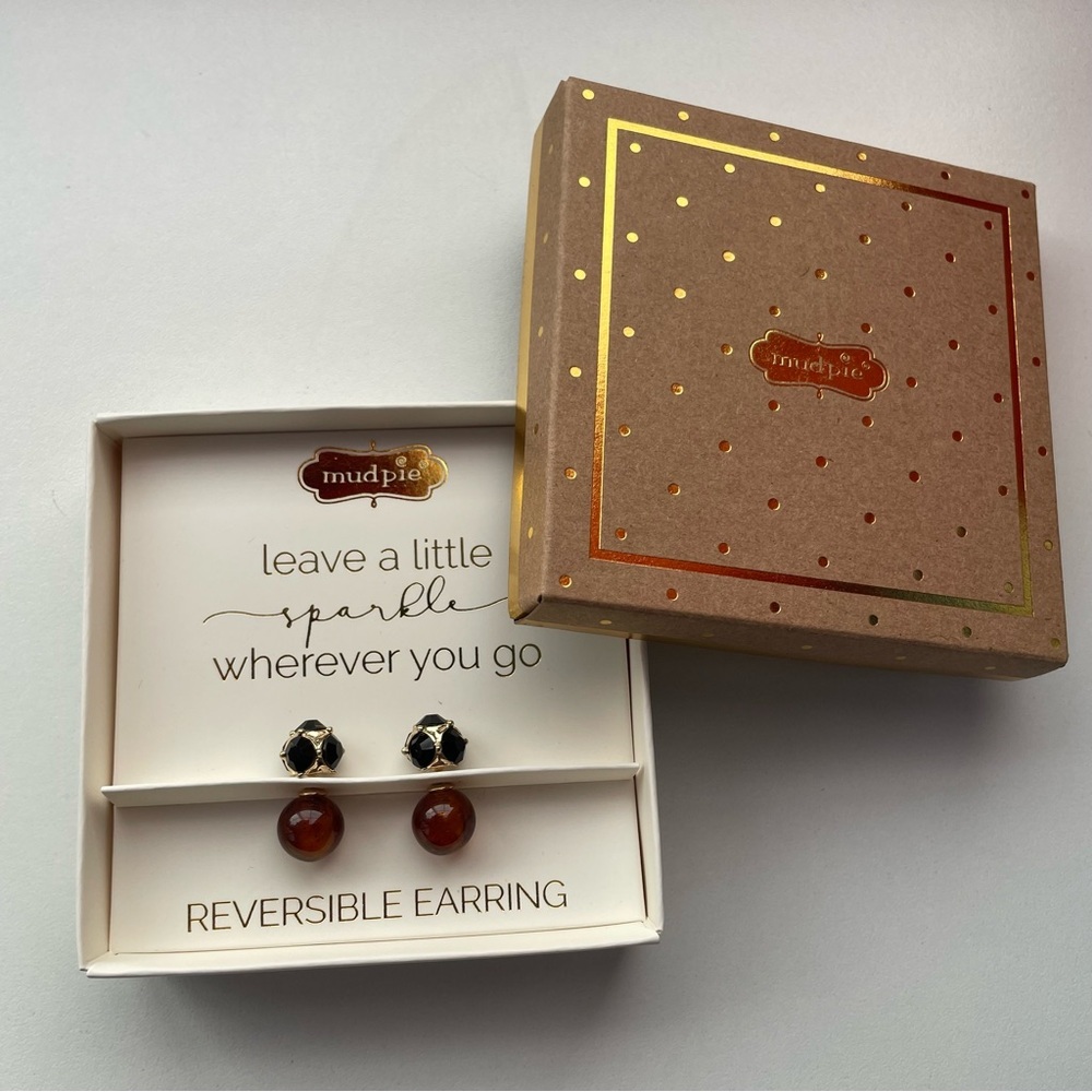 Mud Pie Rowena Reversible Earrings